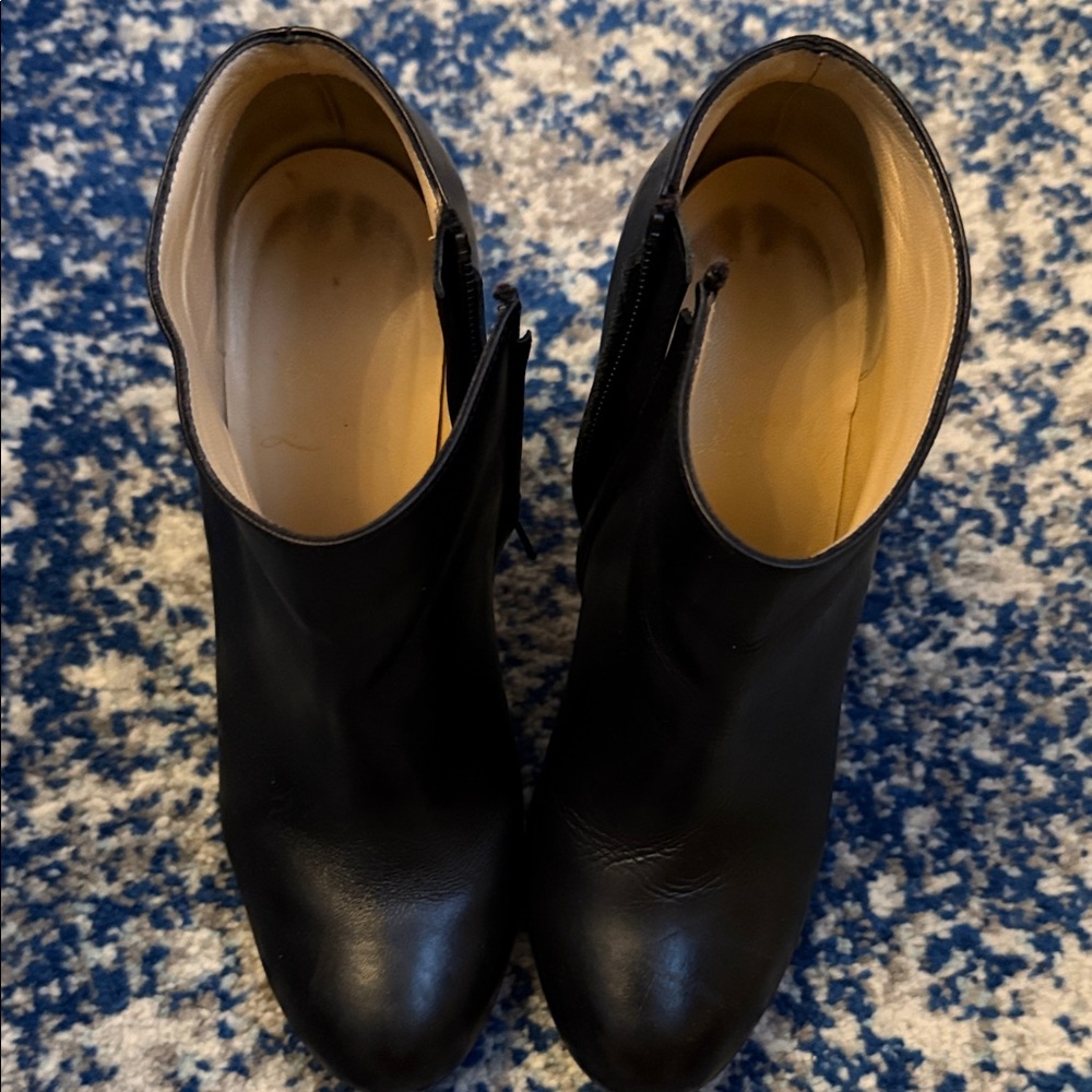 Christian Louboutin Black Ankle Booties